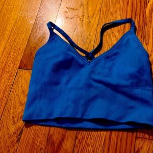 DSG XS blue longline top